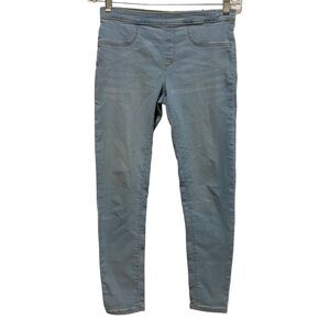 LEVI’S Jeans Jeggings Light Blue Stretch Denim Girls Size 16 Adjustable Waist